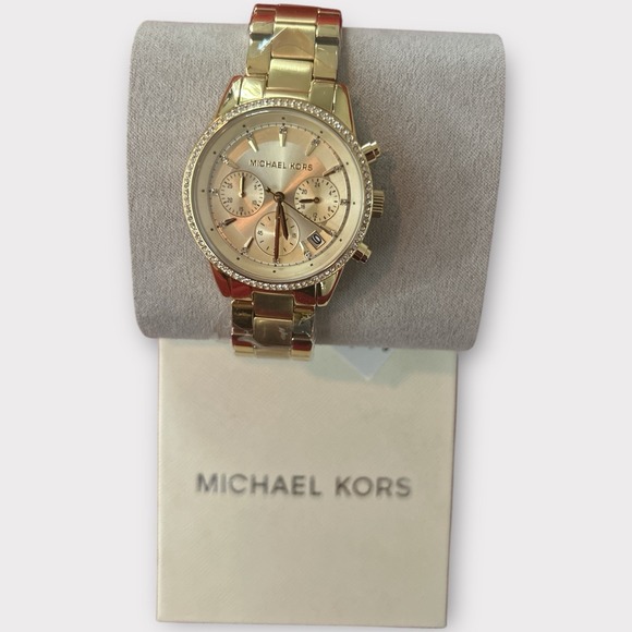 Michael Kors Blair Gold Women Wristwatch Mk5166‎ - Picture 1 of 3